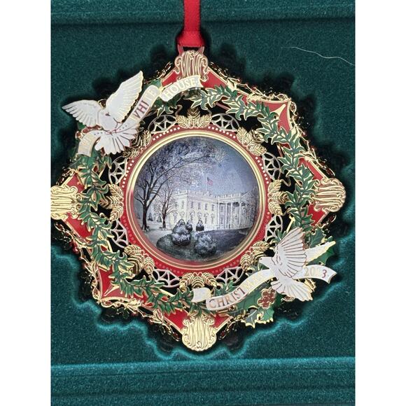 Christmas Ornament The White House Historical Association 2013 Wilson Peace - Picture 2 of 3